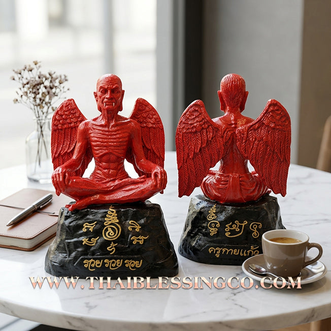 🔥 Sacred "Kru Kai Kaew" (The Grand Master of Desires) – Altar Statue: Arjan San Kongwet (2024) – The High-Velocity Engine for Extraordinary Wealth, Sovereign Influence, and Unstoppable Victory!