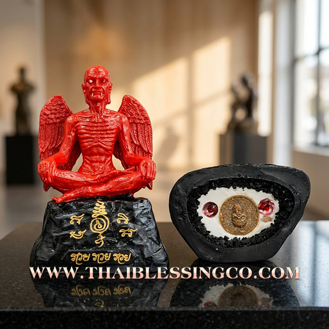 🔥 Sacred "Kru Kai Kaew" (The Grand Master of Desires) – Altar Statue: Arjan San Kongwet (2024) – The High-Velocity Engine for Extraordinary Wealth, Sovereign Influence, and Unstoppable Victory!