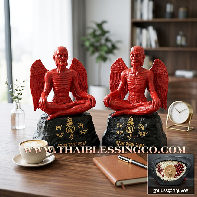 🔥 Sacred "Kru Kai Kaew" (The Grand Master of Desires) – Altar Statue: Arjan San Kongwet (2024) – The High-Velocity Engine for Extraordinary Wealth, Sovereign Influence, and Unstoppable Victory!