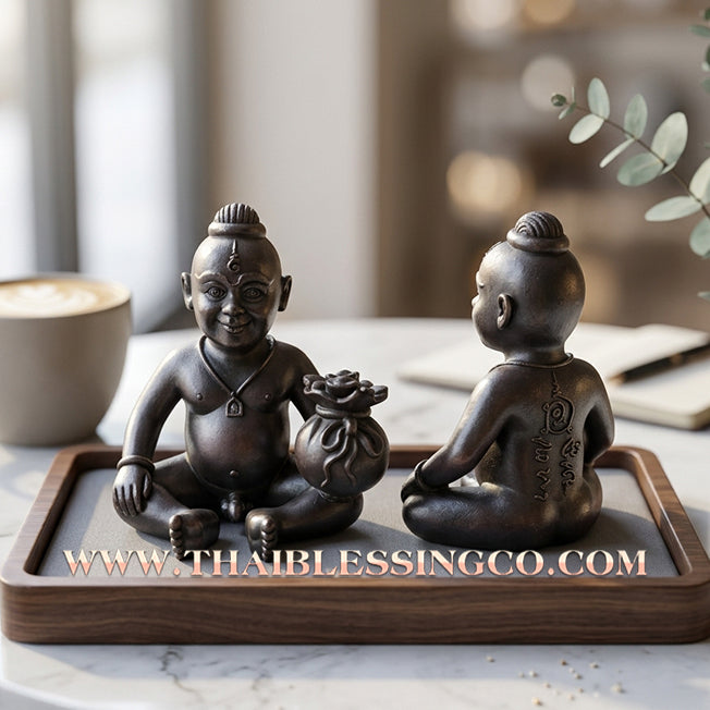 👦 Sacred "Kuman Chaosua Noi" (The Little Tycoon) – Altar Edition: Ajarn Weerathep Yan Khru Prasit (2017) – The Mystical Financial Engine for Rapid Wealth, Market Intuition, and Sovereign Protection!