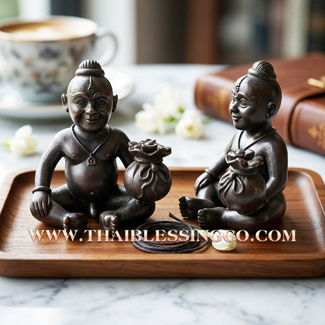👦 Sacred "Kuman Chaosua Noi" (The Little Tycoon) – Altar Edition: Ajarn Weerathep Yan Khru Prasit (2017) – The Mystical Financial Engine for Rapid Wealth, Market Intuition, and Sovereign Protection!