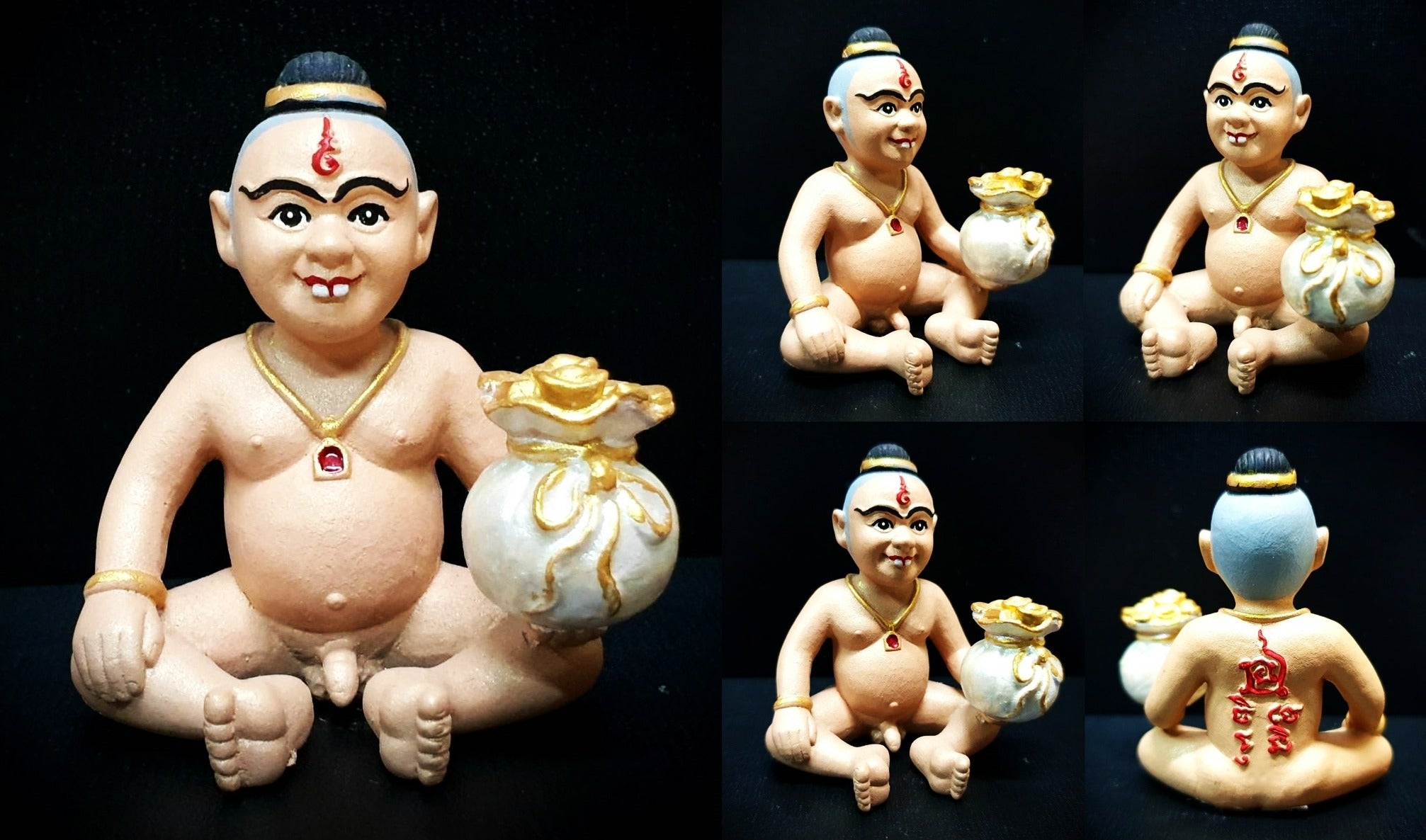 👦 Sacred "Kuman Chaosua Noi" (The Little Tycoon) – Painted Altar Edition: Ajarn Weerathep Yan Khru Prasit (2017) – The Mystical Financial Engine for Rapid Wealth, Market Intuition, and Sovereign Protection!