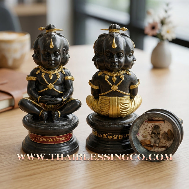 👦 Sacred "Kuman Jatu-Thep" (The Four Celestial Kumaras) – Bucha Statue Edition: Luang Pu Nen Kaeo (2013) – The Ultimate Engine for Wealth Manifestation, Business Guardianship, and Unstoppable Trade!
