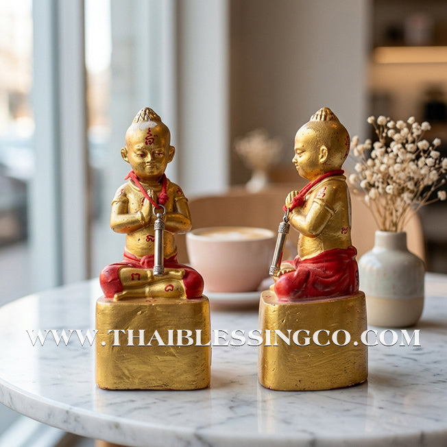 👶Sacred "Kuman Mangkhang" (The Abundant Wealth Child) – Altar Edition: Phra-achan Supphasit, Wat Bang Namchon – The Divine Engine for Commercial Dominance, Infinite Luck, and Unstoppable Life Elevation!