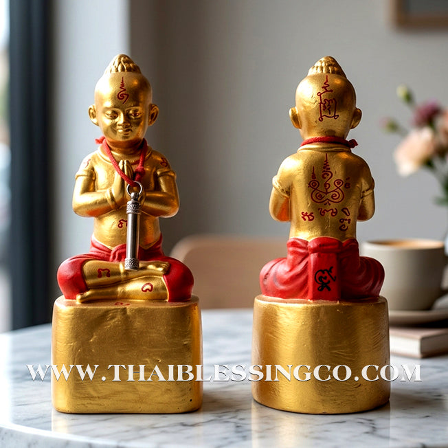 👶Sacred "Kuman Mangkhang" (The Abundant Wealth Child) – Altar Edition: Phra-achan Supphasit, Wat Bang Namchon – The Divine Engine for Commercial Dominance, Infinite Luck, and Unstoppable Life Elevation!