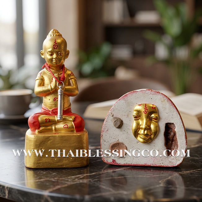 👶Sacred "Kuman Mangkhang" (The Abundant Wealth Child) – Altar Edition: Phra-achan Supphasit, Wat Bang Namchon – The Divine Engine for Commercial Dominance, Infinite Luck, and Unstoppable Life Elevation!