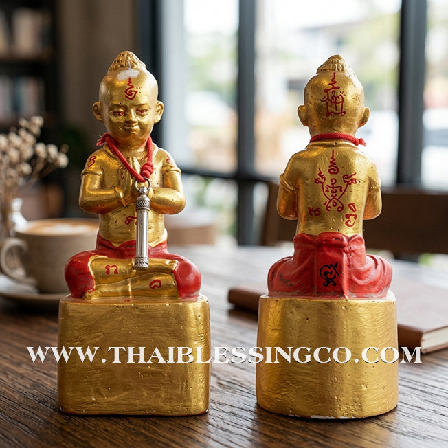 👶Sacred "Kuman Mangkhang" (The Abundant Wealth Child) – Altar Edition: Phra-achan Supphasit, Wat Bang Namchon – The Divine Engine for Commercial Dominance, Infinite Luck, and Unstoppable Life Elevation!