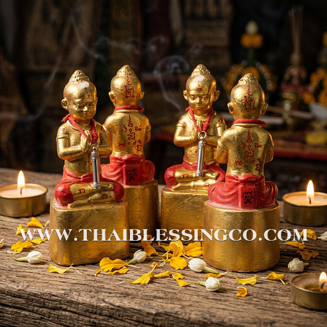 👶Sacred "Kuman Mangkhang" (The Abundant Wealth Child) – Altar Edition: Phra-achan Supphasit, Wat Bang Namchon – The Divine Engine for Commercial Dominance, Infinite Luck, and Unstoppable Life Elevation!