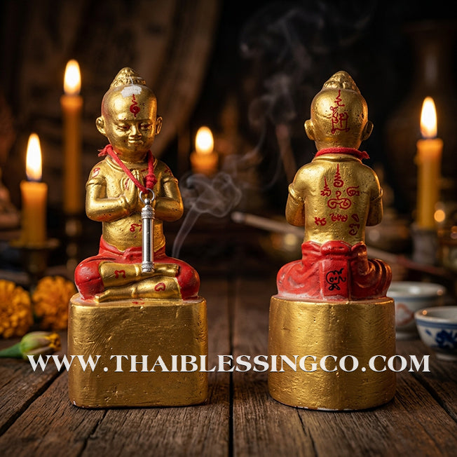 👶Sacred "Kuman Mangkhang" (The Abundant Wealth Child) – Altar Edition: Phra-achan Supphasit, Wat Bang Namchon – The Divine Engine for Commercial Dominance, Infinite Luck, and Unstoppable Life Elevation!