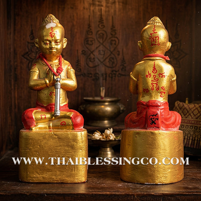 👶Sacred "Kuman Mangkhang" (The Abundant Wealth Child) – Altar Edition: Phra-achan Supphasit, Wat Bang Namchon – The Divine Engine for Commercial Dominance, Infinite Luck, and Unstoppable Life Elevation!