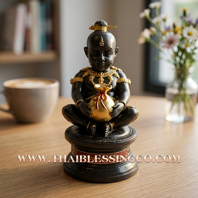 👦 Sacred "Kuman Thep Koet-Sap" (The Celestial Wealth-Generating Kumara) – Bucha Statue Edition: Luang Pu Nen Kaeo (2013) – The Divine Engine for Financial Birth, Market Dominance, and Infinite Abundance!