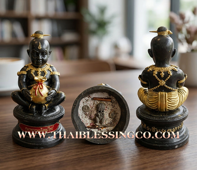 👦 Sacred "Kuman Thep Koet-Sap" (The Celestial Wealth-Generating Kumara) – Bucha Statue Edition: Luang Pu Nen Kaeo (2013) – The Divine Engine for Financial Birth, Market Dominance, and Infinite Abundance!