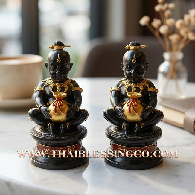 👦 Sacred "Kuman Thep Koet-Sap" (The Celestial Wealth-Generating Kumara) – Bucha Statue Edition: Luang Pu Nen Kaeo (2013) – The Divine Engine for Financial Birth, Market Dominance, and Infinite Abundance!