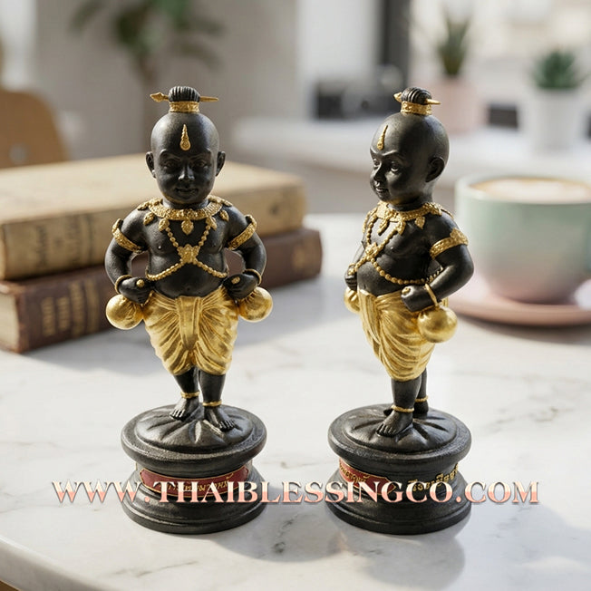 👦 Sacred "Kuman Thep Nawa-Rit" (The Celestial Boy of Ninefold Miracles) – Bucha Statue Edition: Luang Pu Nen Kaeo (2013) – The Divine Engine for Miraculous Wealth, Commercial Victory, and Sovereign Protection!