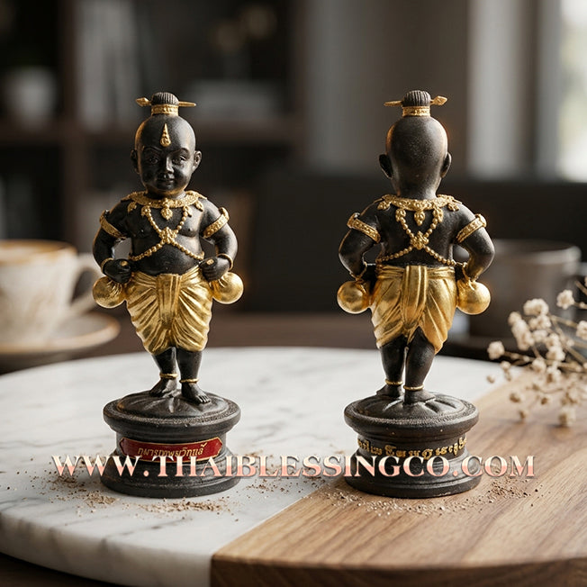 👦 Sacred "Kuman Thep Nawa-Rit" (The Celestial Boy of Ninefold Miracles) – Bucha Statue Edition: Luang Pu Nen Kaeo (2013) – The Divine Engine for Miraculous Wealth, Commercial Victory, and Sovereign Protection!