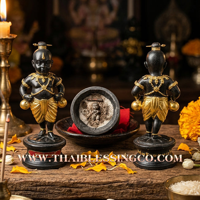 👦 Sacred "Kuman Thep Nawa-Rit" (The Celestial Boy of Ninefold Miracles) – Bucha Statue Edition: Luang Pu Nen Kaeo (2013) – The Divine Engine for Miraculous Wealth, Commercial Victory, and Sovereign Protection!