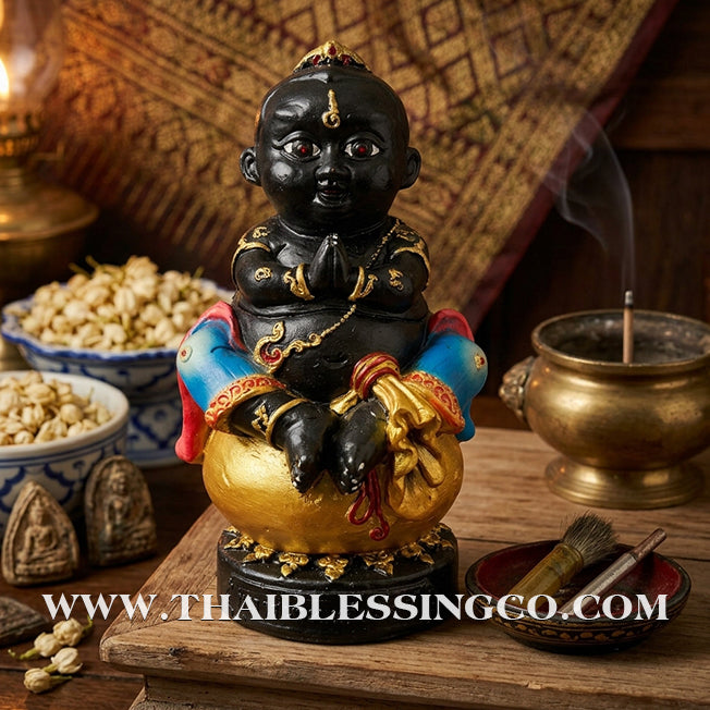 👼 Sacred "Kuman Thep Prasit" (The Deva-Empowered Golden Child) – Ong Khru Master Edition: Ruay Than Chai Batch (Instant Wealth) – Phra-achan Ma Nit – The Divine Engine for Rapid Fortune, Limitless Success, and Unstoppable Life Elevation!