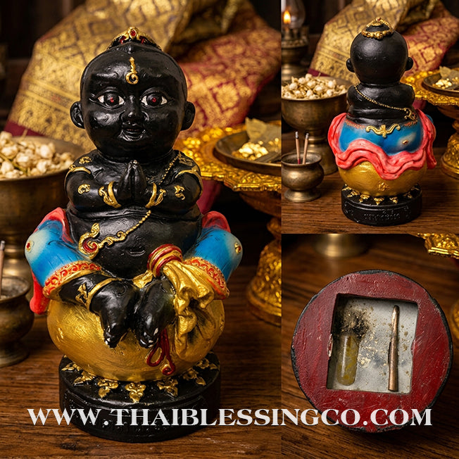 👼 Sacred "Kuman Thep Prasit" (The Deva-Empowered Golden Child) – Ong Khru Master Edition: Ruay Than Chai Batch (Instant Wealth) – Phra-achan Ma Nit – The Divine Engine for Rapid Fortune, Limitless Success, and Unstoppable Life Elevation!
