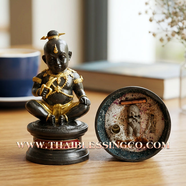 👦 Sacred "Kuman Thep Saeng-Phet" (The Diamond Light Celestial Kumara) – Bucha Statue Edition: Luang Pu Nen Kaeo (2013) – The Divine Engine for Radiant Wealth, Market Dominance, and Unstoppable Trade!