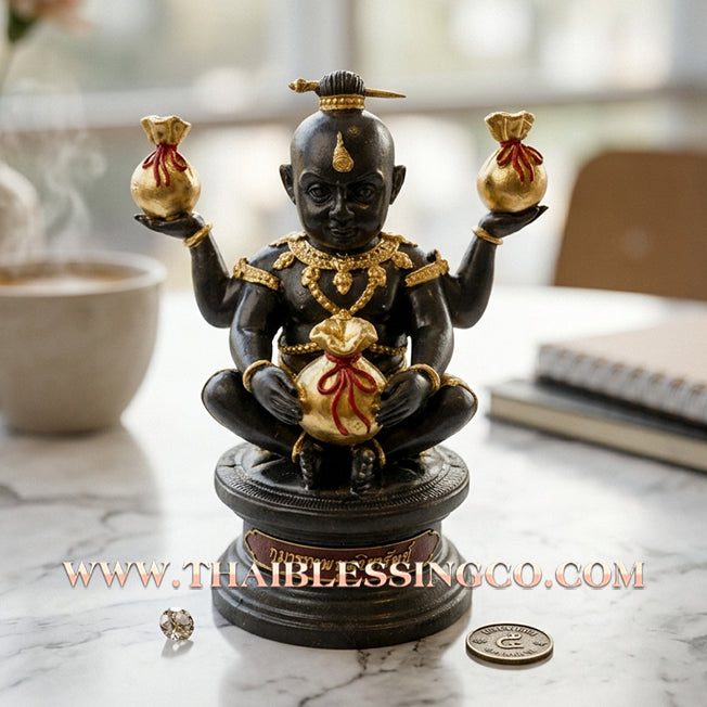 👦 Sacred "Kuman Thep Udom-Sap" (The Celestial Abundance Kumara) – Bucha Statue Edition: Luang Pu Nen Kaeo (2013) – The Divine Engine for Infinite Abundance, Commercial Dominance, and Unbreakable Wealth Security!