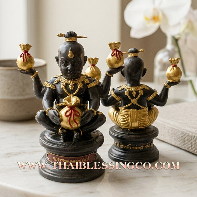 👦 Sacred "Kuman Thep Udom-Sap" (The Celestial Abundance Kumara) – Bucha Statue Edition: Luang Pu Nen Kaeo (2013) – The Divine Engine for Infinite Abundance, Commercial Dominance, and Unbreakable Wealth Security!