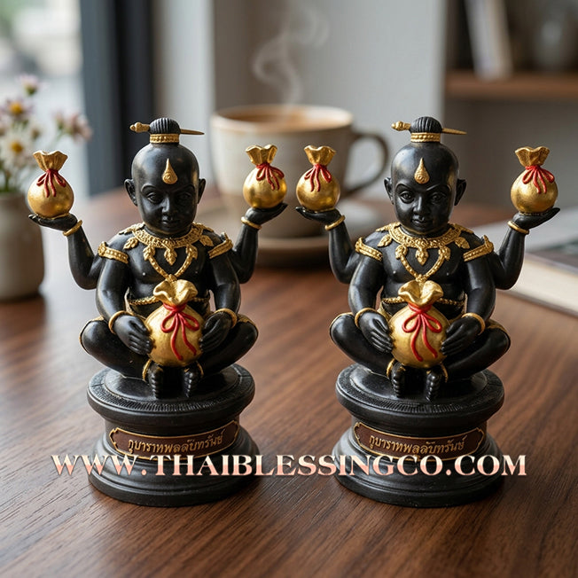 👦 Sacred "Kuman Thep Udom-Sap" (The Celestial Abundance Kumara) – Bucha Statue Edition: Luang Pu Nen Kaeo (2013) – The Divine Engine for Infinite Abundance, Commercial Dominance, and Unbreakable Wealth Security!