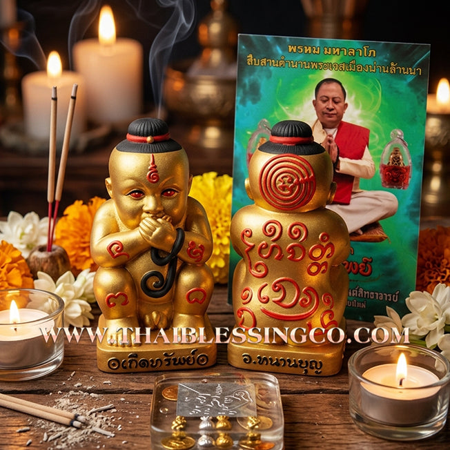 ✨🔥 Sacred "Kuman Thong Dood Rok" (The Infinite Wealth Sustainer) – Ong Kru Special Edition: Arjan Nan Boon, Mahamonsithachan (2025) – The High-Velocity Engine for Constant Cash Flow, Market Dominance, and Unstoppable Financial Victory!