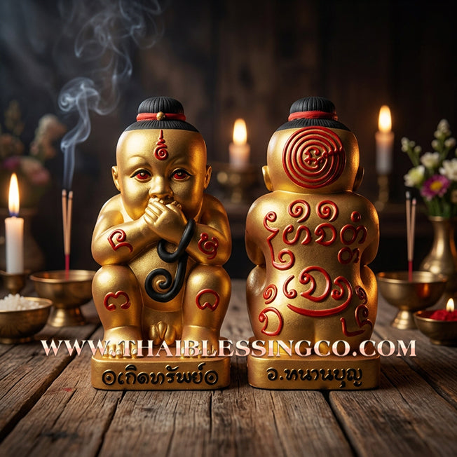 ✨🔥 Sacred "Kuman Thong Dood Rok" (The Infinite Wealth Sustainer) – Ong Kru Special Edition: Arjan Nan Boon, Mahamonsithachan (2025) – The High-Velocity Engine for Constant Cash Flow, Market Dominance, and Unstoppable Financial Victory!