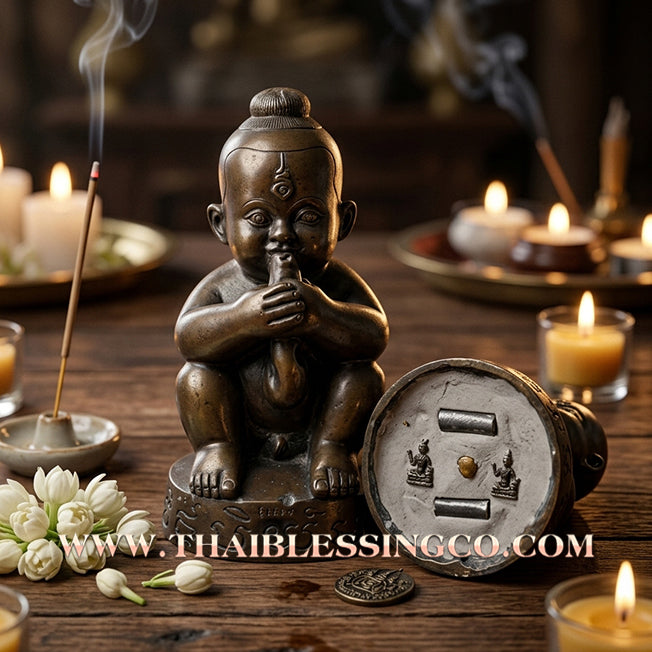 🔥 Sacred "Kuman Thong Dood Rok" (The Infinite Wealth Sustainer) – Special Bronze Edition: Luang Phor Seua, Wat Don Yai Phuean, Sing Buri (2013) – The High-Velocity Engine for Rapid Prosperity, Market Dominance, and Unstoppable Financial Victory!
