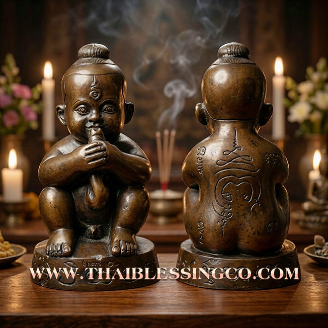 🔥 Sacred "Kuman Thong Dood Rok" (The Infinite Wealth Sustainer) – Special Bronze Edition: Luang Phor Seua, Wat Don Yai Phuean, Sing Buri (2013) – The High-Velocity Engine for Rapid Prosperity, Market Dominance, and Unstoppable Financial Victory!
