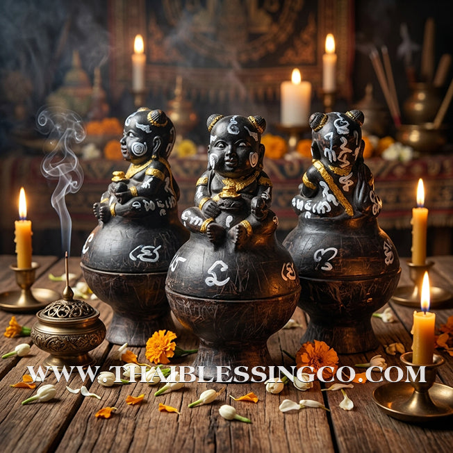 ✨🔥 Sacred "Kuman Thong Nang Sap" (The Wealth-Seated Child) – 2021 Masterpiece Edition: Luang Pho Phrom, Wat Ban Suan – The Divine Engine for Commercial Dominance, Financial Accumulation, and Unstoppable Life Elevation!