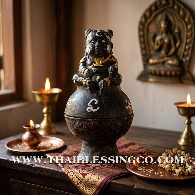 ✨🔥 Sacred "Kuman Thong Nang Sap" (The Wealth-Seated Child) – 2021 Masterpiece Edition: Luang Pho Phrom, Wat Ban Suan – The Divine Engine for Commercial Dominance, Financial Accumulation, and Unstoppable Life Elevation!