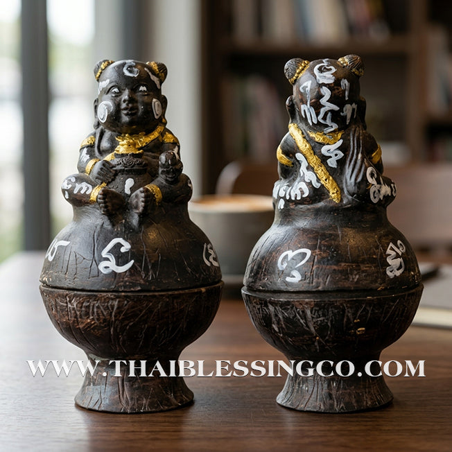 ✨🔥 Sacred "Kuman Thong Nang Sap" (The Wealth-Seated Child) – 2021 Masterpiece Edition: Luang Pho Phrom, Wat Ban Suan – The Divine Engine for Commercial Dominance, Financial Accumulation, and Unstoppable Life Elevation!