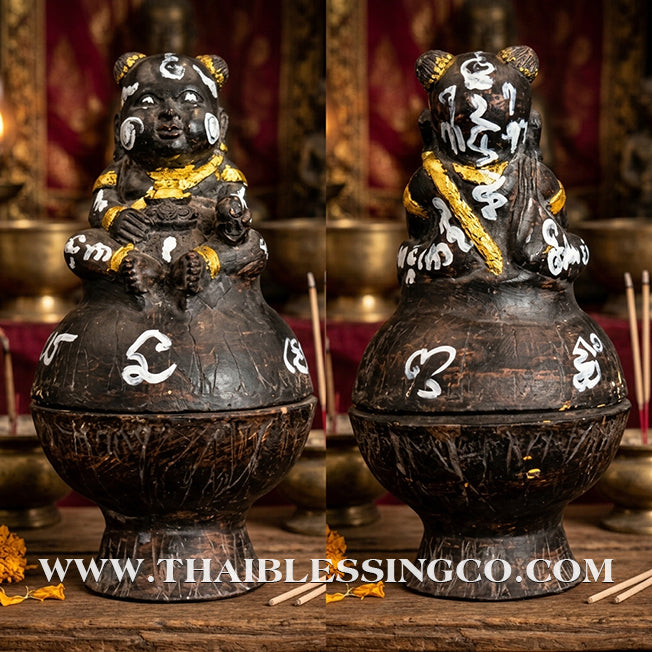 ✨🔥 Sacred "Kuman Thong Nang Sap" (The Wealth-Seated Child) – 2021 Masterpiece Edition: Luang Pho Phrom, Wat Ban Suan – The Divine Engine for Commercial Dominance, Financial Accumulation, and Unstoppable Life Elevation!