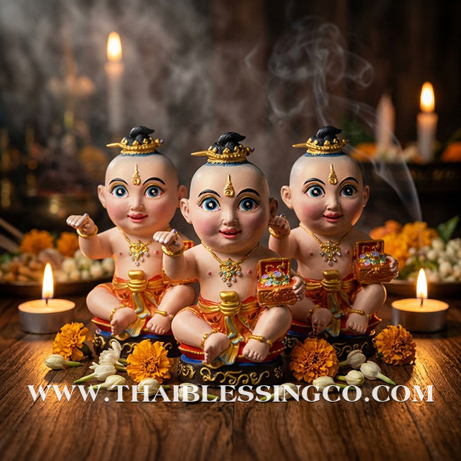 ✨🔥 Sacred "Kuman Thong Nong Ma Ruay" (The Vibrant Wealth-Bringer) – Hand-Painted Bronze Masterpiece: Ajarn Plien Hatyanon (2024) – The Divine Engine for Commercial Dominance, Artistic Allure, and Unstoppable Life Elevation!