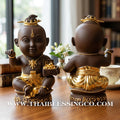 ✨🔥 Sacred "Kuman Thong Nong Ma Ruay" (The Wealth-Coming Child) – Gold-Leaf Bronze Masterpiece: Ajarn Plien Hatyanon (2024) – The Divine Engine for Explosive Riches, Commercial Dominance, and Absolute Life Elevation!