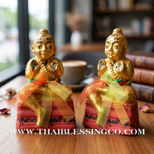 ✨🔥 Sacred "Kuman Thong Phet Prai Thong" (Golden Diamond Spirit) – 2012 Vintage Masterpiece: Luang Pu Chuan, Wat Khao Kaeo – The Divine Engine for Explosive Wealth, Commercial Mastery, and Absolute Life Elevation!