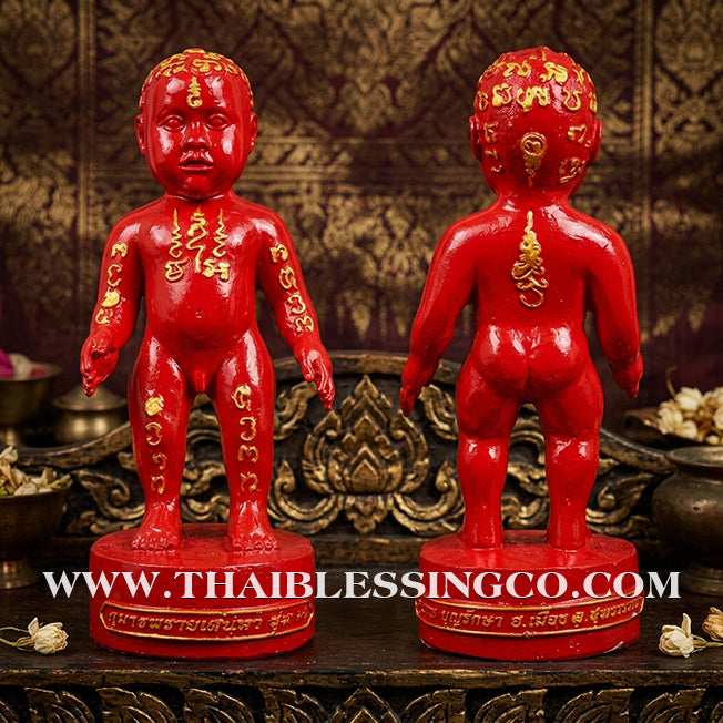 ✨🔥 Sacred "Kuman Thong Prai Saneha" (The Enchanting Spirit Child) – 2014 Masterpiece Edition: Phrakru Samu Suthep, Wat Don Klang (Suphan Buri) – The Divine Engine for Irresistible Attraction, Financial Dominance, and Unstoppable Life Elevation!