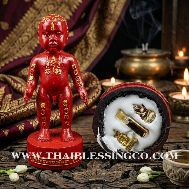 ✨🔥 Sacred "Kuman Thong Prai Saneha" (The Enchanting Spirit Child) – 2014 Masterpiece Edition: Phrakru Samu Suthep, Wat Don Klang (Suphan Buri) – The Divine Engine for Irresistible Attraction, Financial Dominance, and Unstoppable Life Elevation!