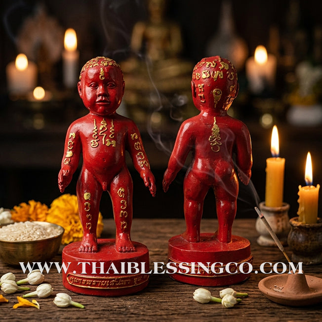 ✨🔥 Sacred "Kuman Thong Prai Saneha" (The Enchanting Spirit Child) – 2014 Masterpiece Edition: Phrakru Samu Suthep, Wat Don Klang (Suphan Buri) – The Divine Engine for Irresistible Attraction, Financial Dominance, and Unstoppable Life Elevation!