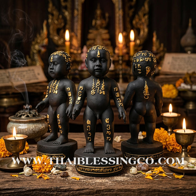 ✨🔥 Sacred "Kuman Thong Prai Saneha" (The Enchanting Spirit Child) – 2014 Masterpiece Edition: Phrakru Samu Suthep, Wat Don Klang (Suphan Buri) – The Divine Engine for Irresistible Attraction, Financial Dominance, and Unstoppable Life Elevation!
