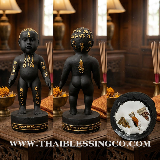 ✨🔥 Sacred "Kuman Thong Prai Saneha" (The Enchanting Spirit Child) – 2014 Masterpiece Edition: Phrakru Samu Suthep, Wat Don Klang (Suphan Buri) – The Divine Engine for Irresistible Attraction, Financial Dominance, and Unstoppable Life Elevation!