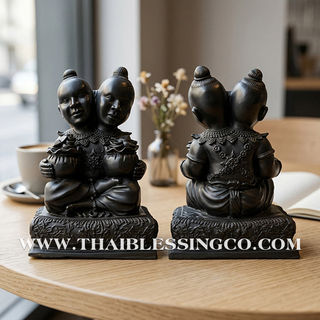 ✨🔥 Sacred "Kuman Thong Song Hua" (Dual-Headed Golden Child) – Mineral Ore Masterpiece: Luang Pho Samnao, Wat Pho Sangkho – The Divine Engine for Double Financial Capture, Strategic Dominance, and Unstoppable Life Elevation!