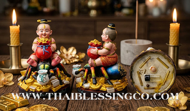 ✨🔥 Sacred "Kuman Thong Spider Wealth-Weaver" (Ong Khru Masterpiece) – Hand-Painted Collector’s Edition: Luang Pho Watchara, Wat Tham Faet – The Divine Engine for Financial Networking, Commercial Capture, and Unstoppable Life Elevation!