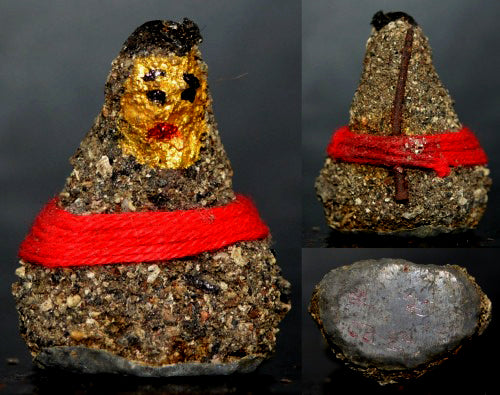 ✨ Sacred Kuman Thong Spirit Child - Ancient Necromantic Powder Edition with Mystical Coffin Nail & Prai Dust (2nd Batch, 2013 by Luang Phor Dam, Khon Kaen) - Ultimate Wealth, Protection, and Sixth Sense Guardian
