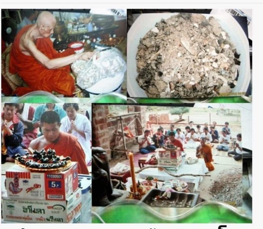 ✨ Sacred Kuman Thong Spirit Child - Ancient Necromantic Powder Edition with Mystical Coffin Nail & Prai Dust (2nd Batch, 2013 by Luang Phor Dam, Khon Kaen) - Ultimate Wealth, Protection, and Sixth Sense Guardian
