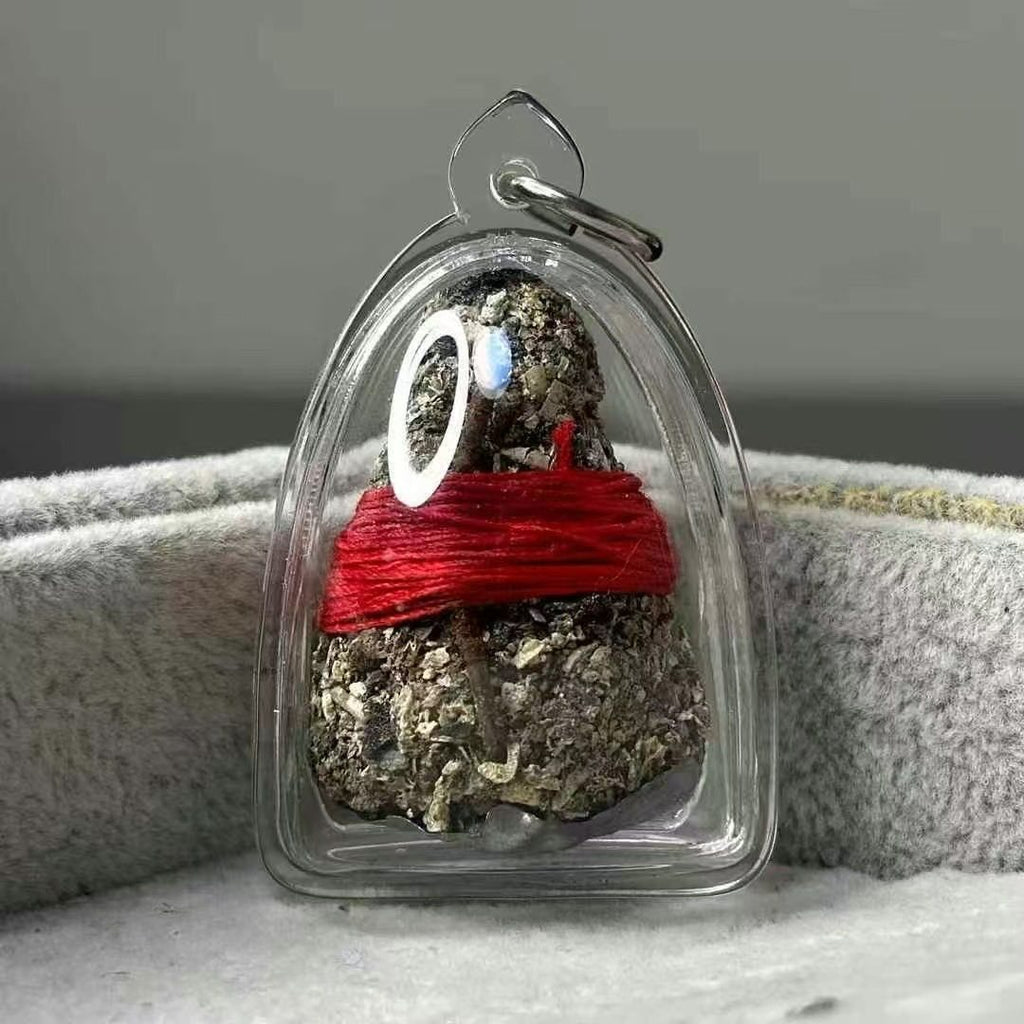 ✨ Sacred Kuman Thong Spirit Child - Ancient Necromantic Powder Edition with Mystical Coffin Nail & Prai Dust (2nd Batch, 2013 by Luang Phor Dam, Khon Kaen) - Ultimate Wealth, Protection, and Sixth Sense Guardian