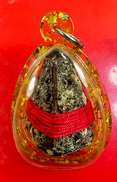 ✨ Sacred Kuman Thong Spirit Child - Ancient Necromantic Powder Edition with Mystical Coffin Nail & Prai Dust (2nd Batch, 2013 by Luang Phor Dam, Khon Kaen) - Ultimate Wealth, Protection, and Sixth Sense Guardian