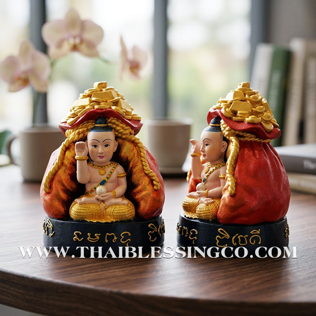 ✨🔥 Sacred "Kuman Thong Thung Sap" (Golden Child of the Wealth Bag) – 2015 Masterpiece Edition: Luang Pho Klom, Wat Nong Bua – The Divine Engine for Business Prosperity, Financial Dominance, and Unstoppable Life Elevation!