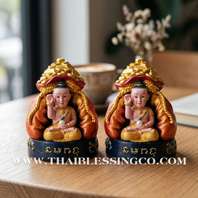 ✨🔥 Sacred "Kuman Thong Thung Sap" (Golden Child of the Wealth Bag) – 2015 Masterpiece Edition: Luang Pho Klom, Wat Nong Bua – The Divine Engine for Business Prosperity, Financial Dominance, and Unstoppable Life Elevation!